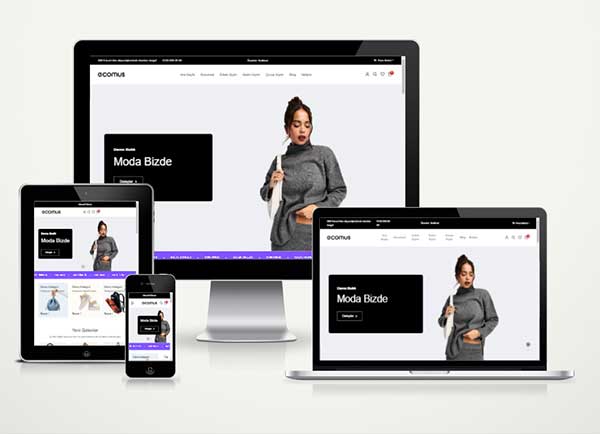 E-Ticaret Web Sitesi Ecomus